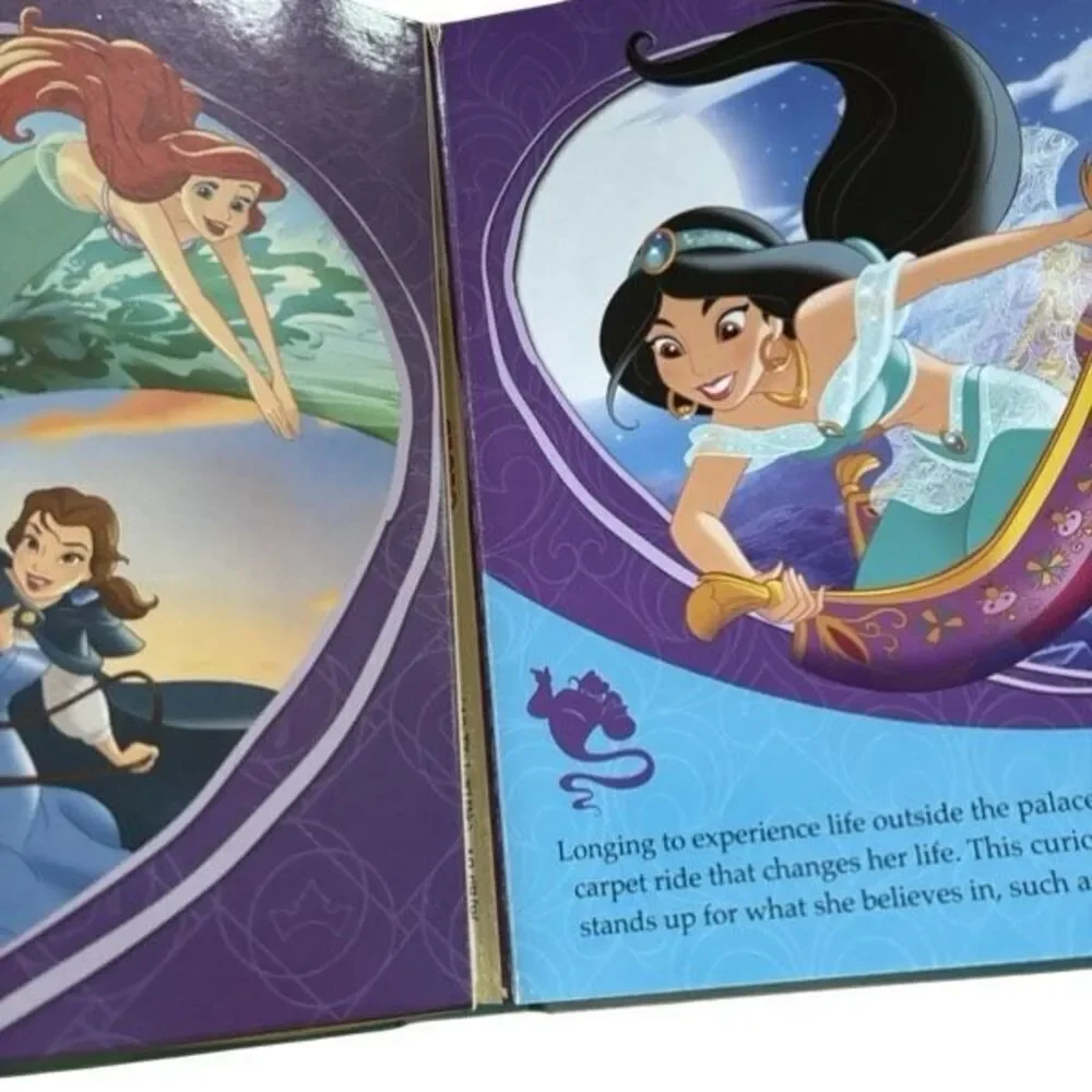 Disney Princess Book & Blocks With 2 Block Puzzle Characters
